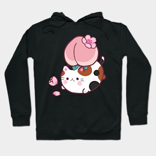 Peachy cat Hoodie